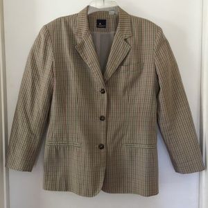 Lizsport Plaid Suit Jacket